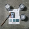 Dark Blue paint, 100% natural, with pastel pigment