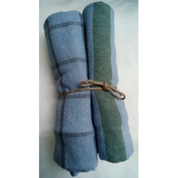 Lot de 2 torchons Bleu de Lectoure 100% coton Lot de 2 torchons Bleu de Lectoure 100% coton